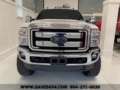2015 Ford F-350 Super Duty Crew Cab Lariat Long Bed Powerstroke  Turbo Diesel 4x4 Lifted Pickup - Photo 2 - North Chesterfield, VA 23237