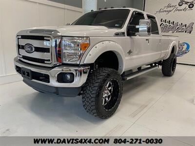 2015 Ford F-350 Super Duty Crew Cab Lariat Long Bed Powerstroke  Turbo Diesel 4x4 Lifted Pickup - Photo 1 - North Chesterfield, VA 23237