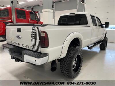 2015 Ford F-350 Super Duty Crew Cab Lariat Long Bed Powerstroke  Turbo Diesel 4x4 Lifted Pickup - Photo 4 - North Chesterfield, VA 23237