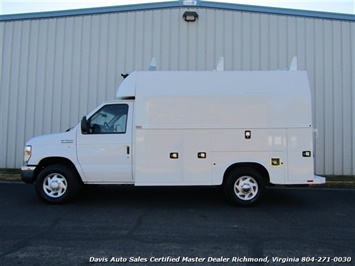 2014 Ford E-Series Van E-350 KUV Utility Body Commercial Work Cargo Truck  Bin Body Van Econoline Enclosed Knapheide - Photo 2 - North Chesterfield, VA 23237