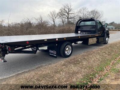 2017 Ford F650 Superduty Flatbed Tow Truck Rollback   - Photo 4 - North Chesterfield, VA 23237