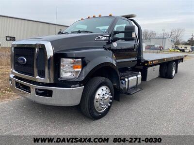 2017 Ford F650 Superduty Flatbed Tow Truck Rollback   - Photo 1 - North Chesterfield, VA 23237