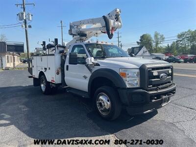 2012 FORD F-550 Superduty 4x4 Altech AT37G Utility Bucket Truck   - Photo 3 - North Chesterfield, VA 23237
