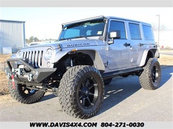 2014 Jeep Wrangler Unlimited Rubicon Lifted 4X4 Custom 4 Door (SOLD)   - Photo 1 - North Chesterfield, VA 23237
