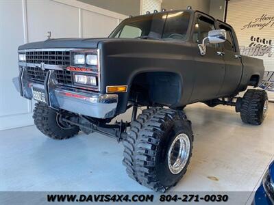 1989 Chevrolet Crew Cab Short Bed Square Body Lifted 4x4   - Photo 1 - North Chesterfield, VA 23237