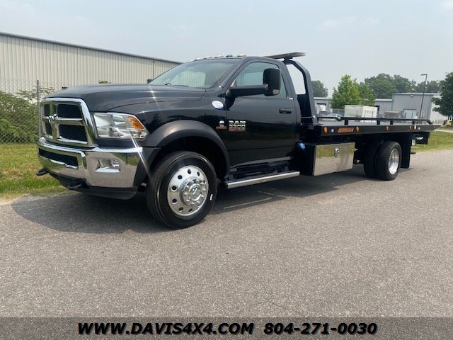 2018 RAM 5500 Heavy Duty Cummins Diesel Flatbed Rollback Tow Truck