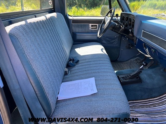 1984 Chevrolet K20 Squarebody 4X4 Long Bed Pick Up Truck - Photo 20 - North Chesterfield, VA 23237