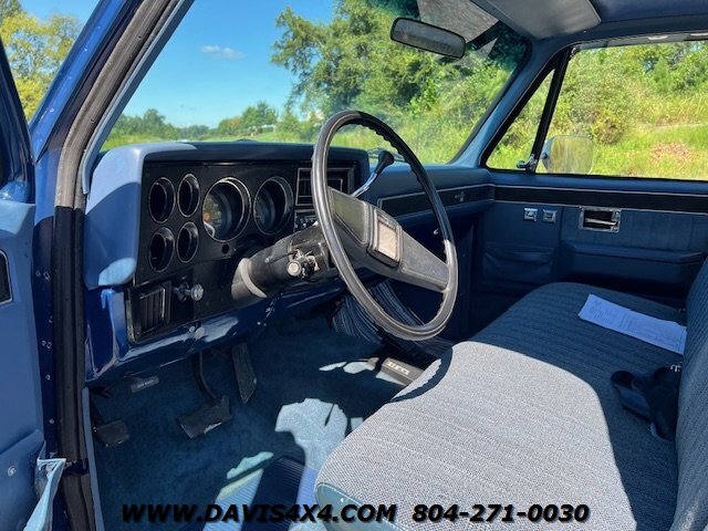 1984 Chevrolet K20 Squarebody 4X4 Long Bed Pick Up Truck - Photo 6 - North Chesterfield, VA 23237