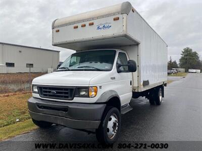 2002 FORD E-550 Econoline Heavy Duty Commercial Cargo 7.3  Powerstroke Turbo Diesel Work Box Truck With Overhang Attic And Rear Lift Gate - Photo 3 - North Chesterfield, VA 23237