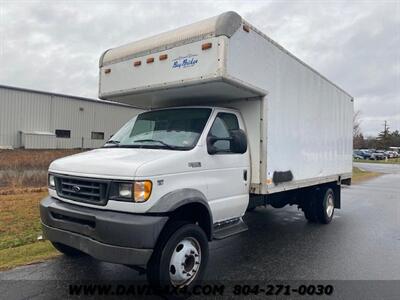 2002 FORD E-550 Econoline Heavy Duty Commercial Cargo 7.3  Powerstroke Turbo Diesel Work Box Truck With Overhang Attic And Rear Lift Gate - Photo 1 - North Chesterfield, VA 23237