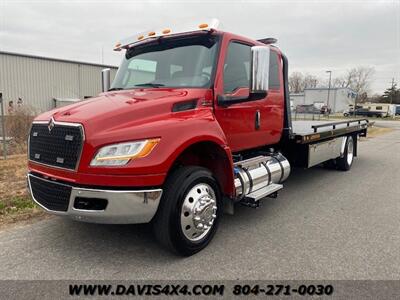 2023 International MV Extended Cab Flatbed Rollback Tow Truck   - Photo 1 - North Chesterfield, VA 23237