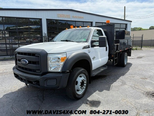 2016 Ford F-450 Superduty Diesel Flatbed Utility Work Truck - Photo 2 - North Chesterfield, VA 23237