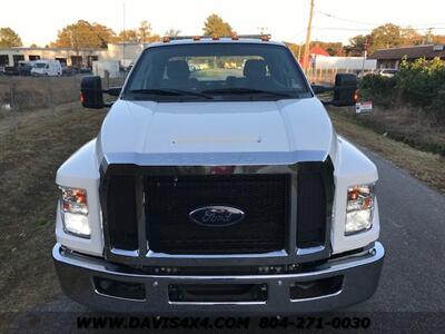 2018 FORD 650 Super Duty Extended/Quad Cab Diesel Rollback  Wrecker Commercial Two Car Carrier Tow Truck - Photo 28 - North Chesterfield, VA 23237