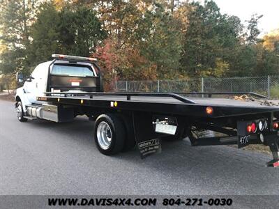 2018 FORD 650 Super Duty Extended/Quad Cab Diesel Rollback  Wrecker Commercial Two Car Carrier Tow Truck - Photo 7 - North Chesterfield, VA 23237
