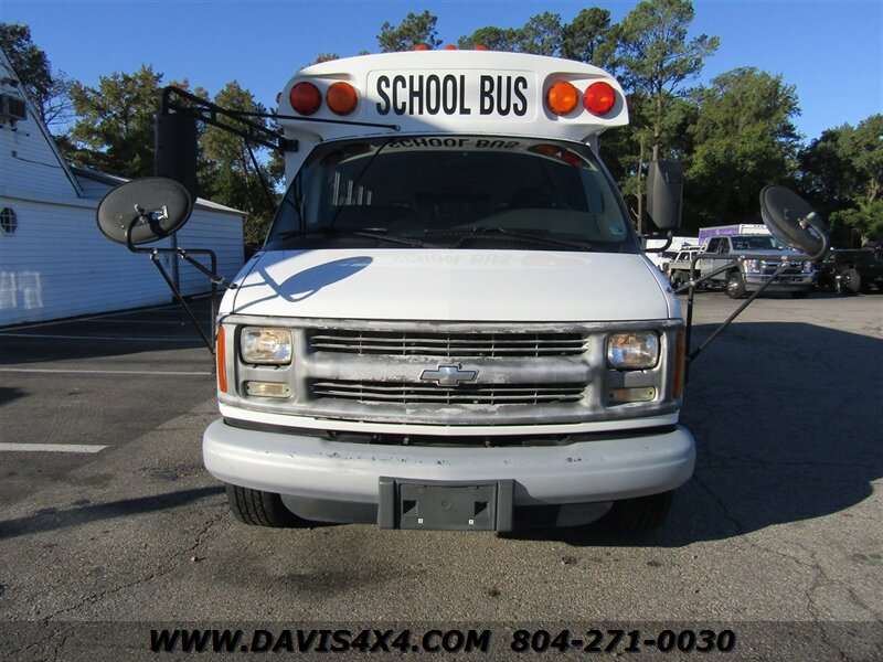 2002 Chevrolet Express 3500 Shuttle Bus/School Bus Style Girardin Minibus Single Rear Wheel Short - Photo 4 - North Chesterfield, VA 23237
