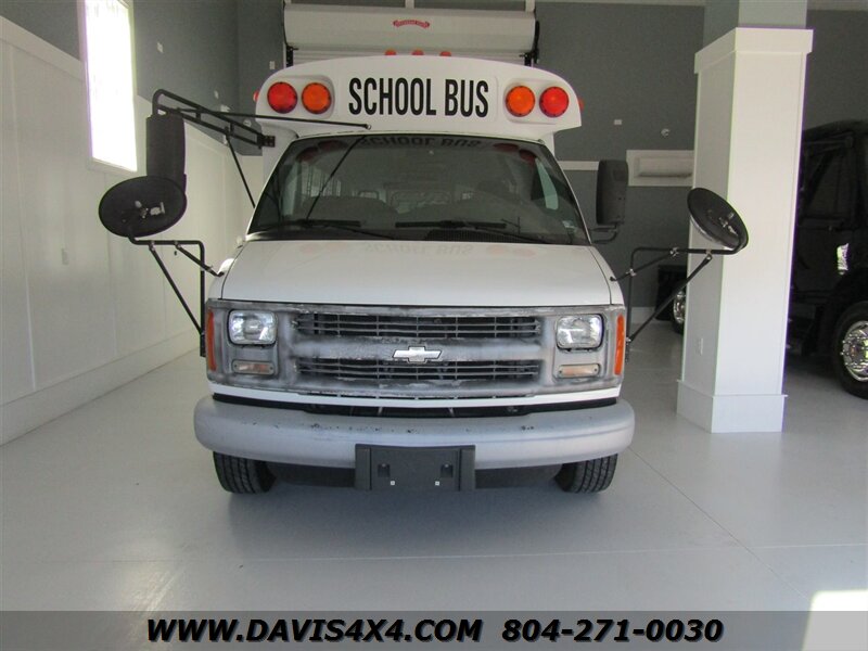 2002 Chevrolet Express 3500 Shuttle Bus/School Bus Style Girardin Minibus Single Rear Wheel Short - Photo 15 - North Chesterfield, VA 23237