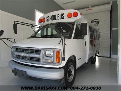 2002 Chevrolet Express 3500 Shuttle Bus/School Bus Style Girardin Minibus Single Rear Wheel Short - Photo 20 - North Chesterfield, VA 23237