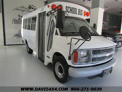 2002 Chevrolet Express 3500 Shuttle Bus/School Bus Style Girardin Minibus Single Rear Wheel Short - Photo 16 - North Chesterfield, VA 23237