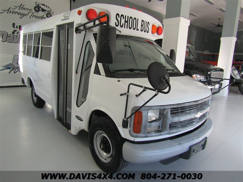 2002 Chevrolet Express 3500 Shuttle Bus/School Bus Style Girardin Minibus Single Rear Wheel Short - Photo 19 - North Chesterfield, VA 23237