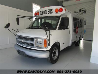 2002 Chevrolet Express 3500 Shuttle Bus/School Bus Style Girardin Minibus Single Rear Wheel Short - Photo 14 - North Chesterfield, VA 23237