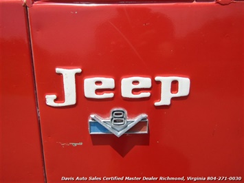 1973 Jeep CJ5 2 Door 4X4 304 V8 Unrestored 3 Speed Manual Loaded   - Photo 15 - North Chesterfield, VA 23237