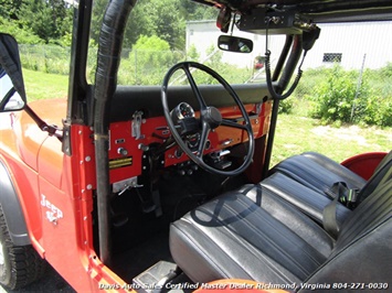 1973 Jeep CJ5 2 Door 4X4 304 V8 Unrestored 3 Speed Manual Loaded   - Photo 17 - North Chesterfield, VA 23237