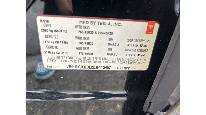 2018 Tesla Model X 75D photo