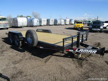 2017 Lamar 20' Equipment Hauler w/ Slide In Ramps  