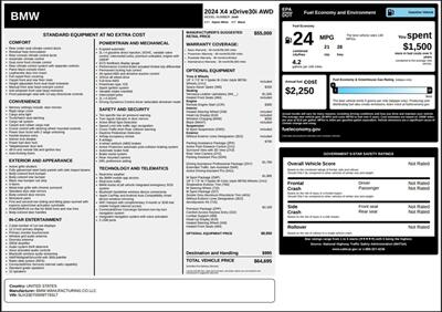 2024 BMW X4 xDrive30i   - Photo 2 - Northfield, IL 60093
