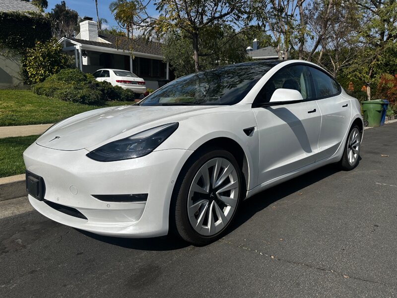Used 2022 Tesla Model 3 Long Range with VIN 5YJ3E1EBXNF143318 for sale in Los Angeles, CA