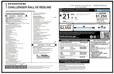 2014 Dodge Challenger Rallye Redline   - Photo 2 - Dallas, TX 75220