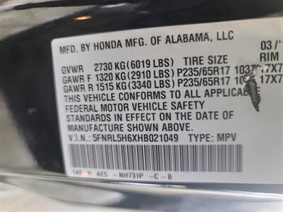 2017 Honda Odyssey EX-L 4DR MINI-VAN   - Photo 35 - Hamilton, OH 45015