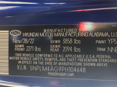 2023 Hyundai Elantra SEL 4DR SEDAN   - Photo 29 - Hamilton, OH 45015