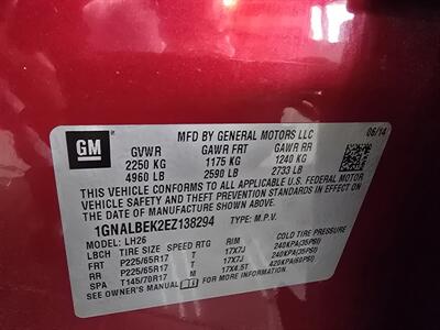 2014 Chevrolet Equinox LT 4DR SUV - Photo 31 - Hamilton, OH 45015