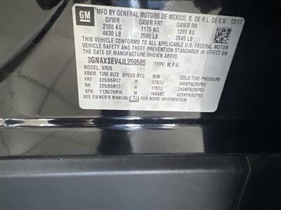 2018 Chevrolet Equinox LT 4DR SUV 4X4 - Photo 32 - Hamilton, OH 45015