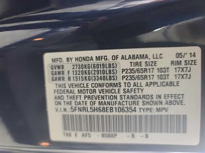 2014 Honda Odyssey EX-L 4DR MINI-VAN/V6   - Photo 39 - Hamilton, OH 45015