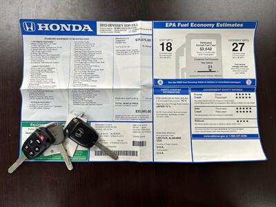 2012 Honda Odyssey EX-L   - Photo 34 - Madison, WI 53716