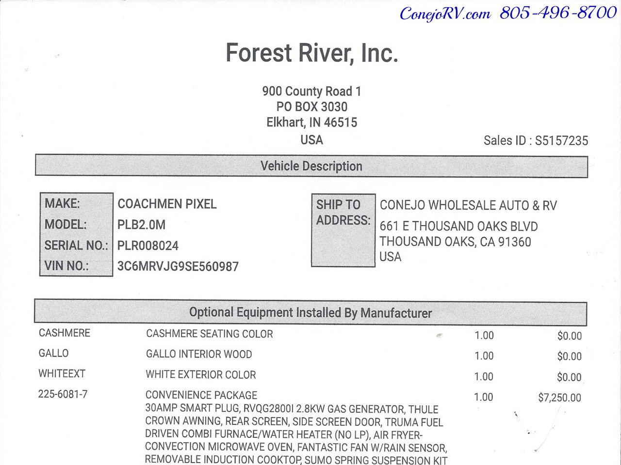 2026 Coachmen Pixel 2.0M Murphy Bed Pop Top   - Photo 45 - Thousand Oaks, CA 91360