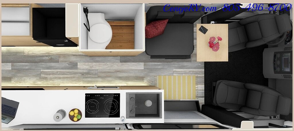 2025 Rossmonster Skye 170 Mercedes Sprinter Turbo Diesel Pop Top - Photo 47 - Thousand Oaks, CA 91360