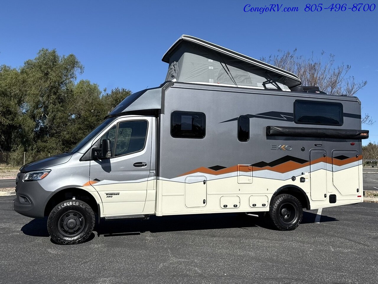 2026 Winnebago Ekko 23B Pop Top Mercedes Sprinter Lithium Power All Wheel  Drive - Photo 1 - Thousand Oaks, CA 91360