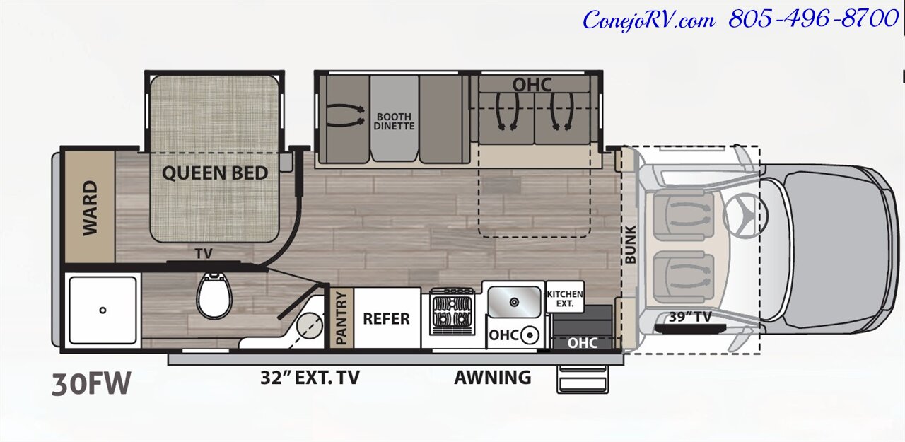 2022 Dynamax Isata 5 Series Xplorer 30FW FOUR WHEEL DRIVE Super-C Full Body Paint Cummins Turbo Diesel 16K Miles - Photo 58 - Thousand Oaks, CA 91360