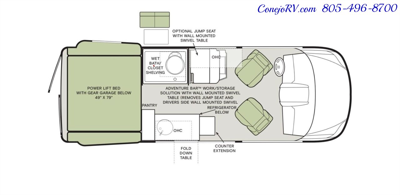 2026 Tiffin GH1 RS AWD Sprinter Mercedes Turbo Diesel 540AH  Lithium - Photo 51 - Thousand Oaks, CA 91360