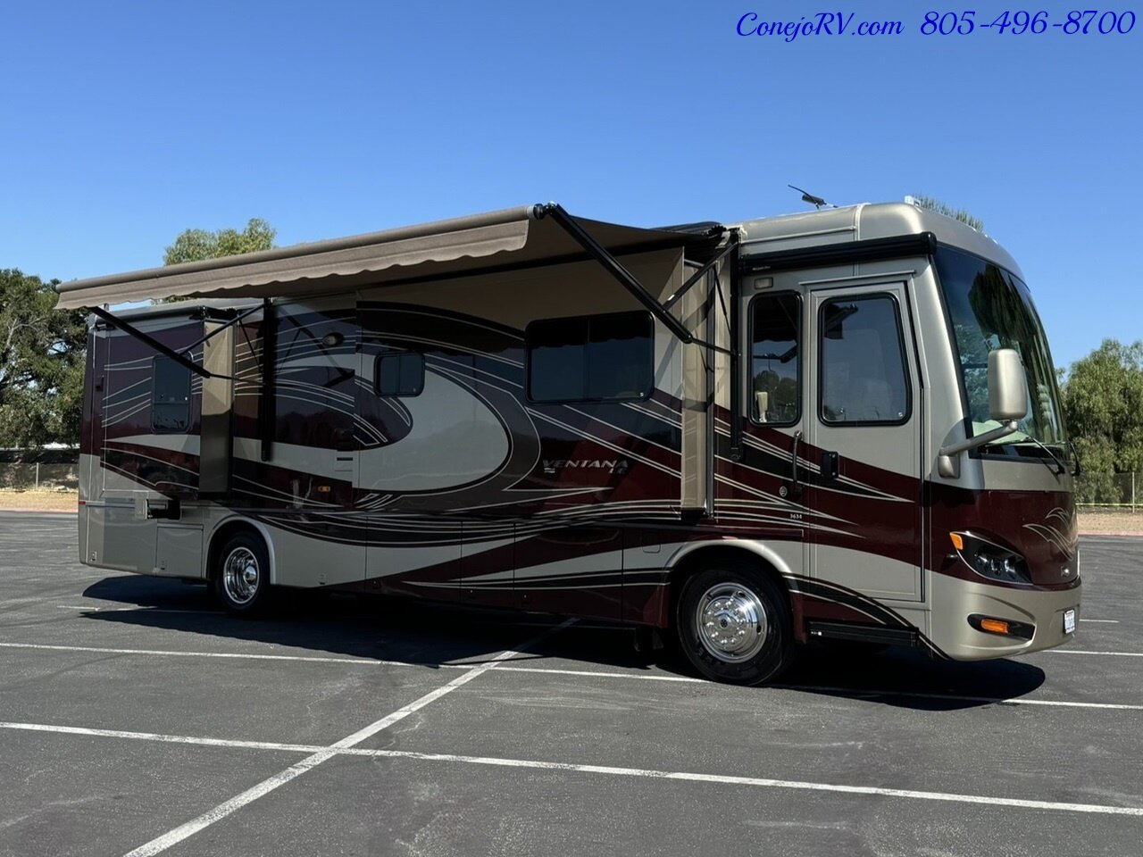 2012 Newmar Ventana LE 3634 340HP Cummins ISB Turbo Diesel Pusher Quad Slides  Full Body Paint 37K Miles - Photo 54 - Thousand Oaks, CA 91360