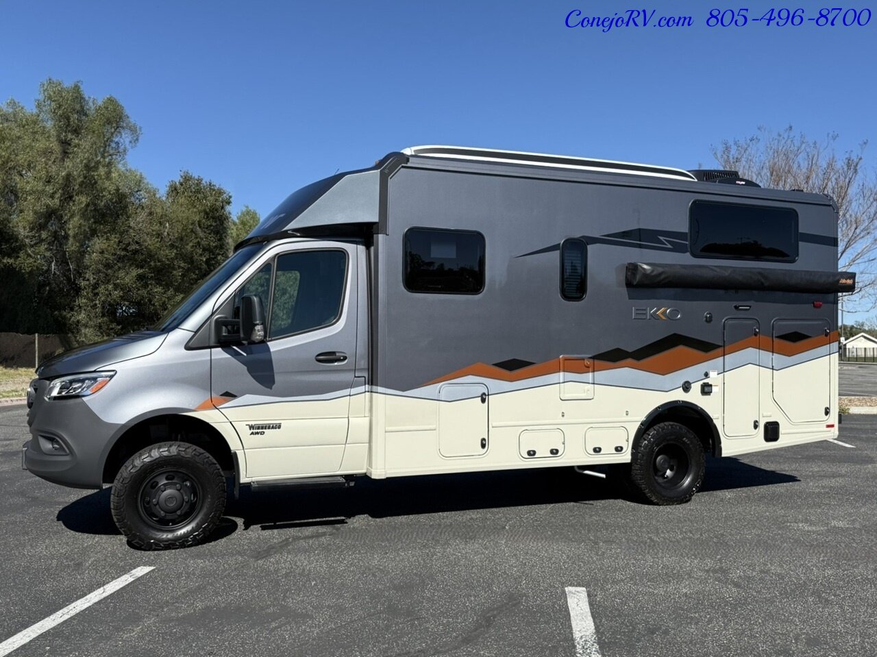 2026 Winnebago Ekko 23B Mercedes Sprinter Lithium Power All Wheel Drive  Pop Top - Photo 54 - Thousand Oaks, CA 91360