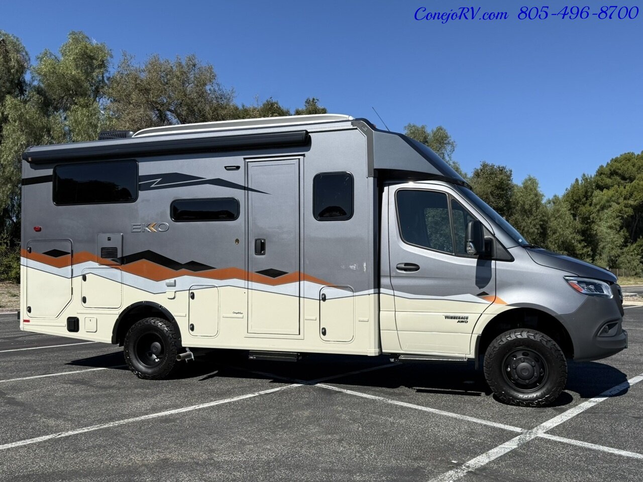 2026 Winnebago Ekko 23B Mercedes Sprinter Lithium Power All Wheel Drive  Pop Top - Photo 3 - Thousand Oaks, CA 91360