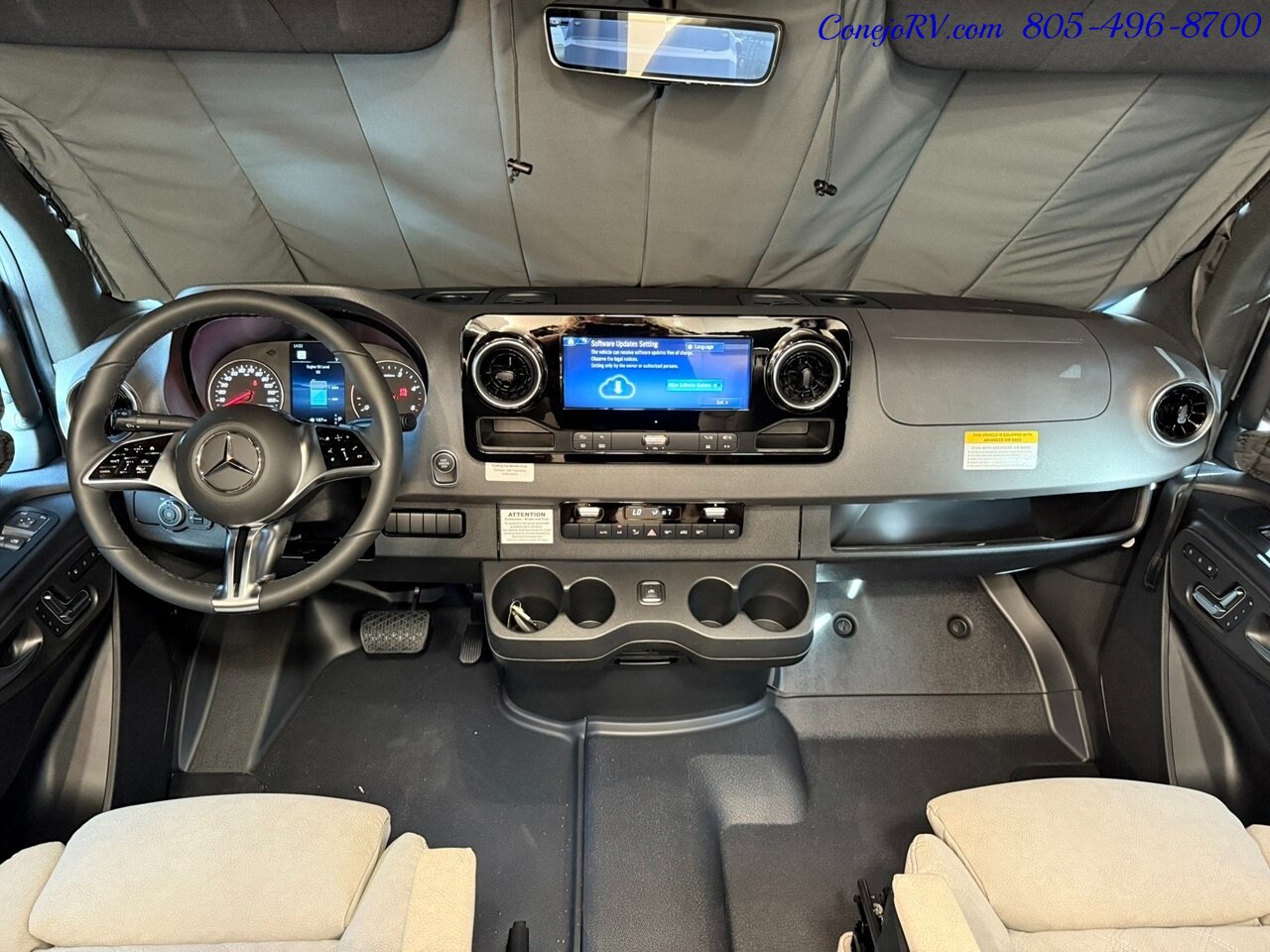 2026 Coachmen Galleria 24Q Quad Captain Seats Power Rear Lounge Mercedes  Turbo Diesel Sprinter - Photo 34 - Thousand Oaks, CA 91360