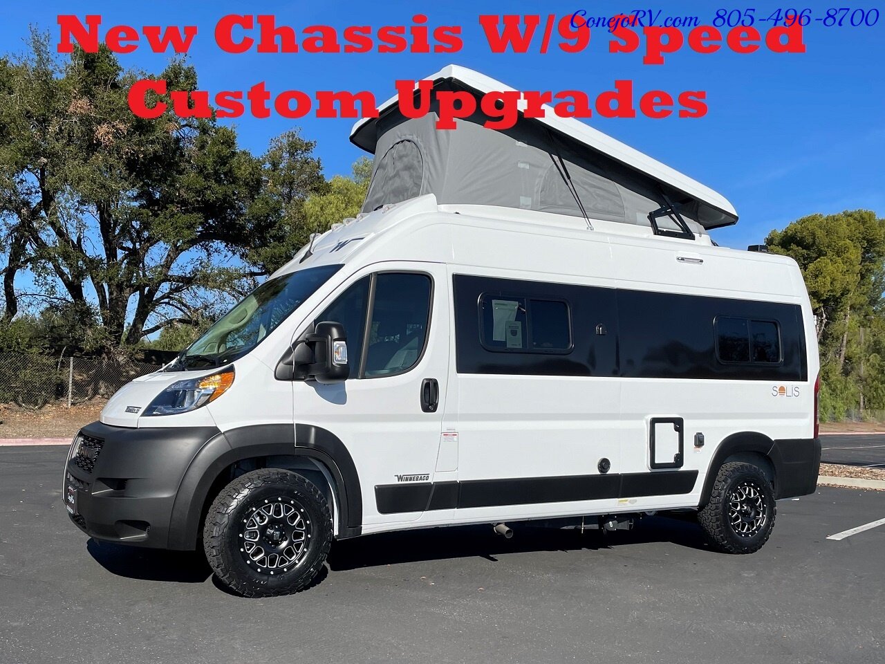 2023 WINNEBAGO Solis 59P Murphy Bed Pop Top Full Galley New Chassis  Adaptive Cruise - Photo 1 - Thousand Oaks, CA 91360