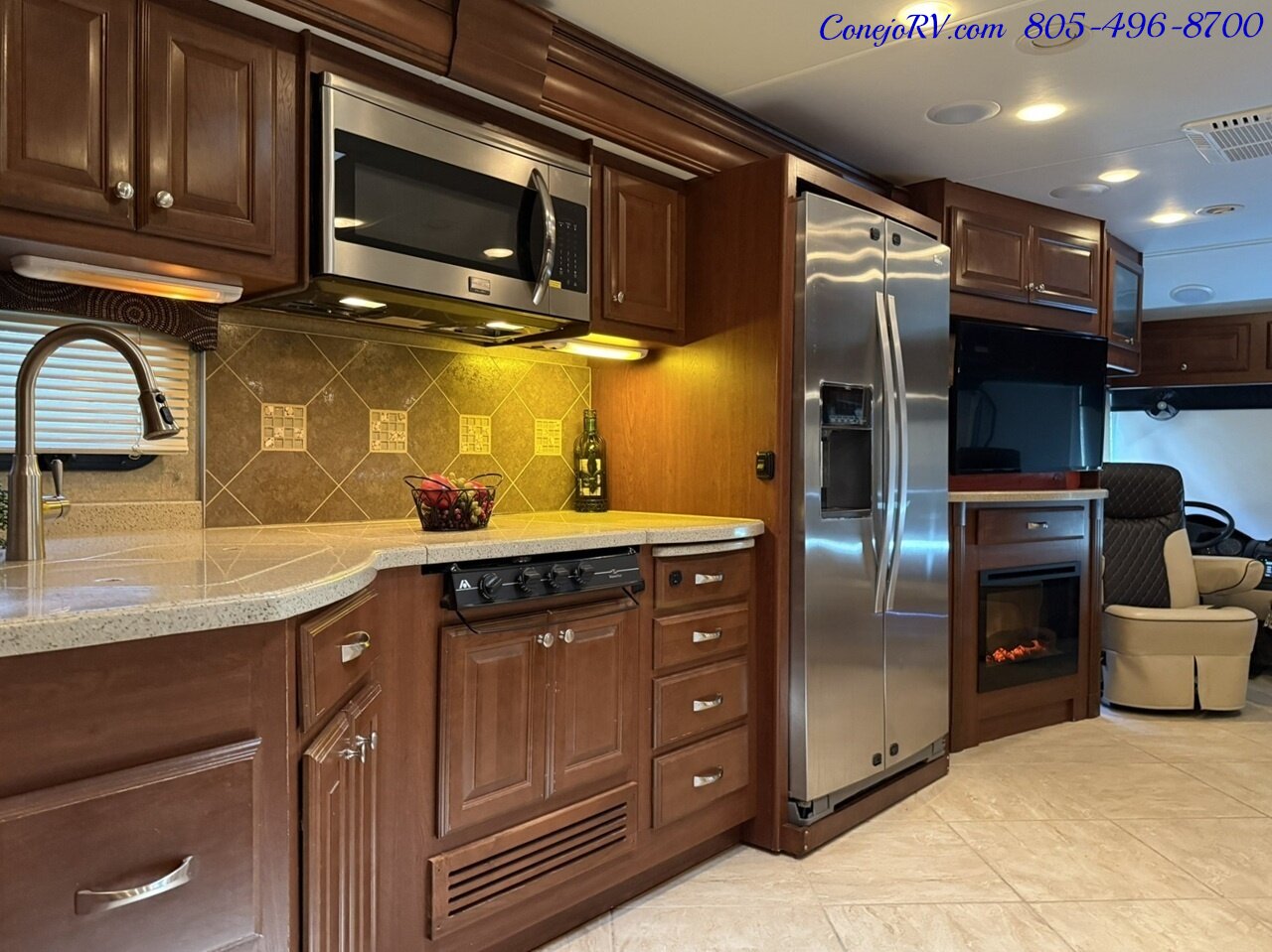 2014 Thor Tuscany 40EX Cummins ISB Diesel Engine Triple Slide Outs King Bed Bath & 1/2 Full Body Paint 34K Miles - Photo 14 - Thousand Oaks, CA 91360