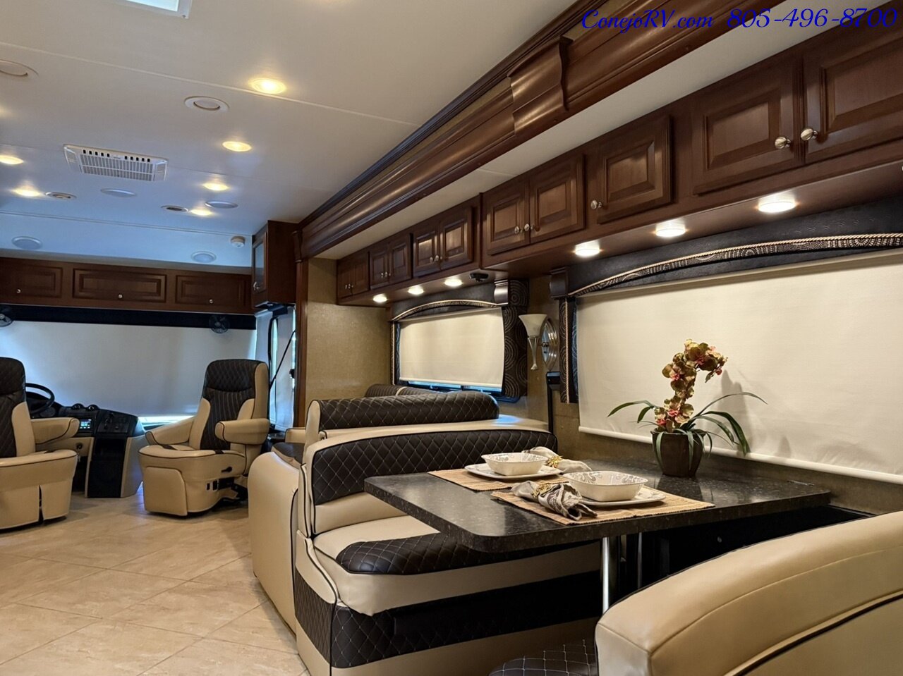 2014 Thor Tuscany 40EX Cummins ISB Diesel Engine Triple Slide Outs King Bed Bath & 1/2 Full Body Paint 34K Miles - Photo 38 - Thousand Oaks, CA 91360