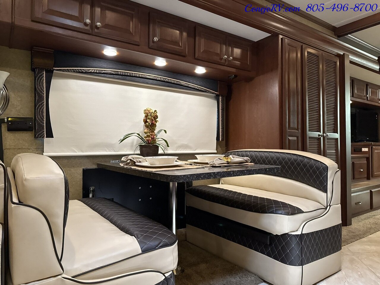 2014 Thor Tuscany 40EX Cummins ISB Diesel Engine Triple Slide Outs King Bed Bath & 1/2 Full Body Paint 34K Miles - Photo 20 - Thousand Oaks, CA 91360